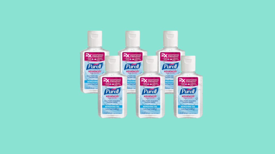 Travel-sized hand sanitizers are a convenient way to keep germs at bay.