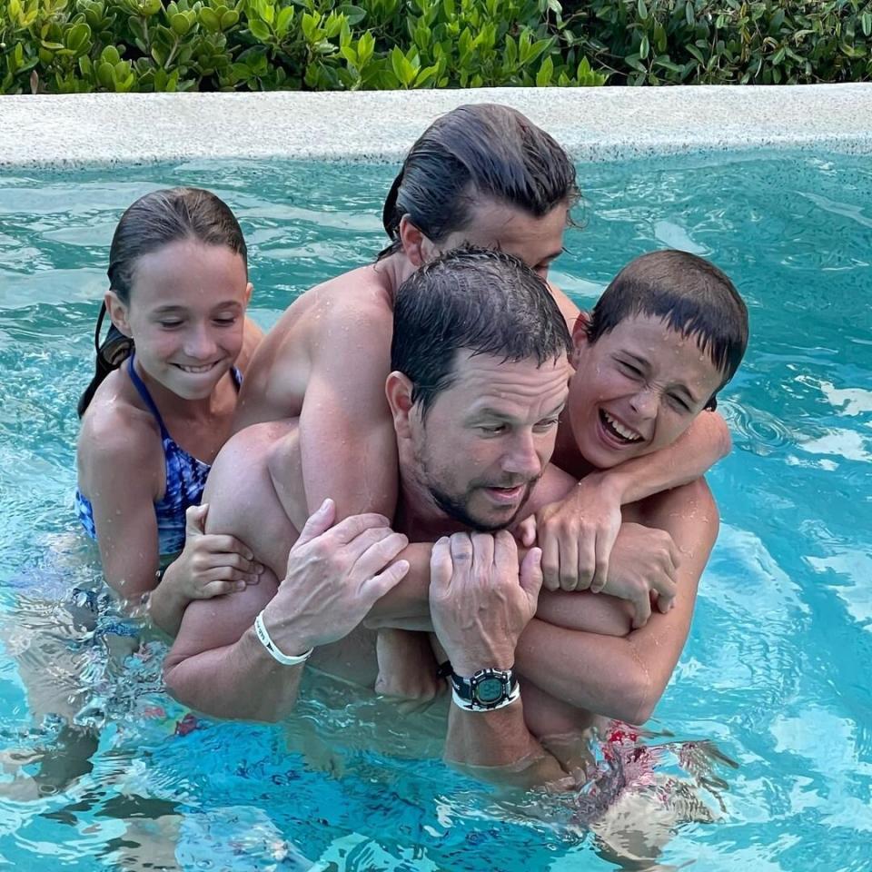 mark wahlberg and kids