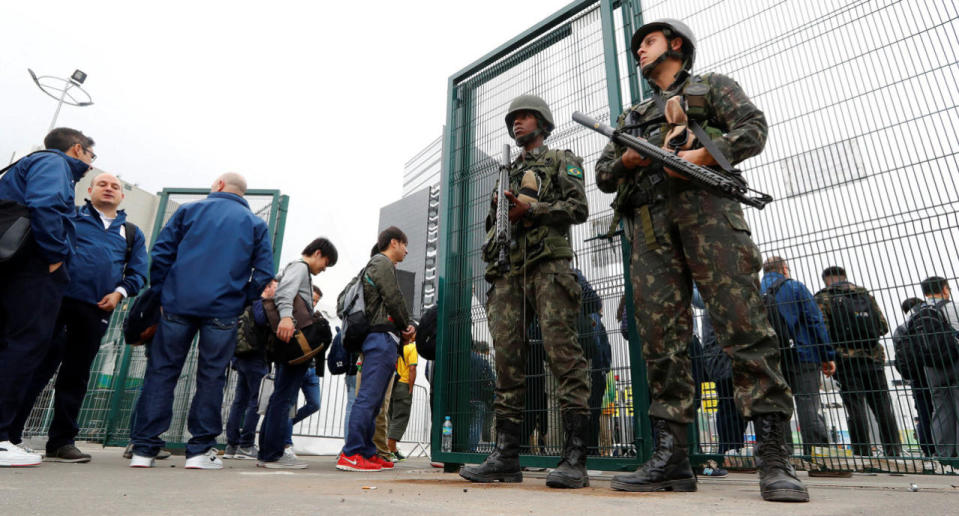 Security in Rio de Janeiro ahead of the Olympics