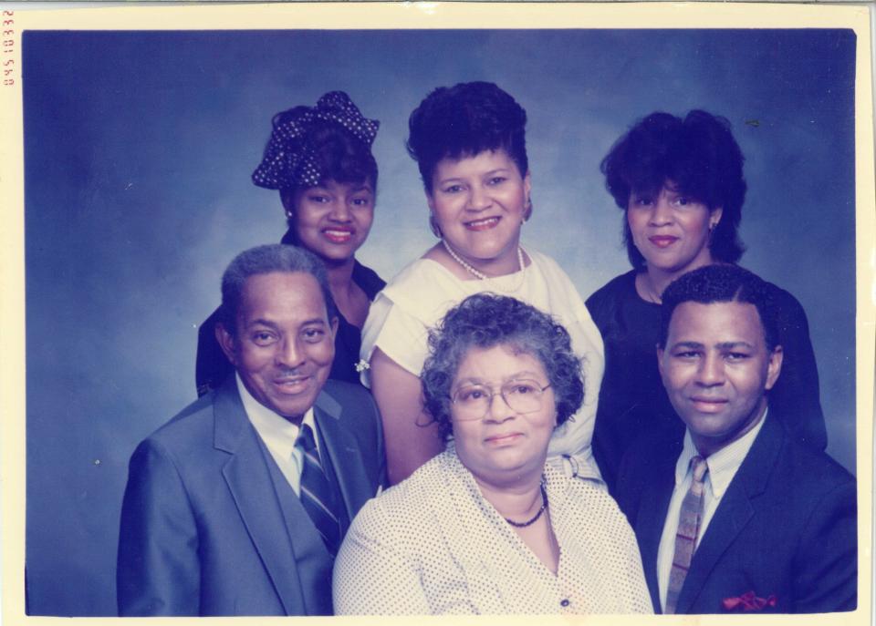 Smalls family portrait from the 1970s