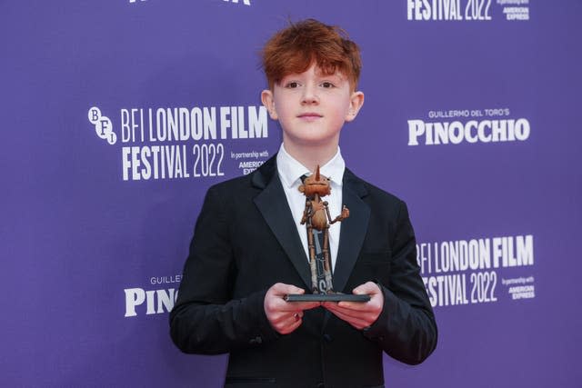 Britain LFF Pinocchio Red Carpet