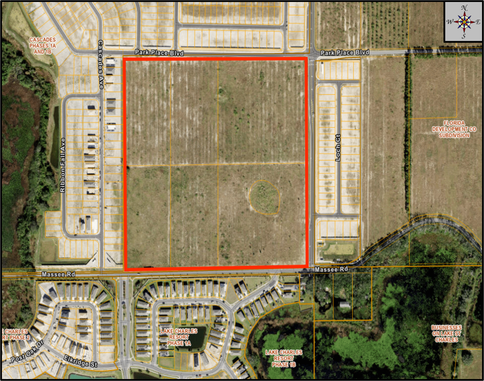 The 37.41-acre property at Massee and FDC Grove roads in Haines City is a potential site for a new middle school.