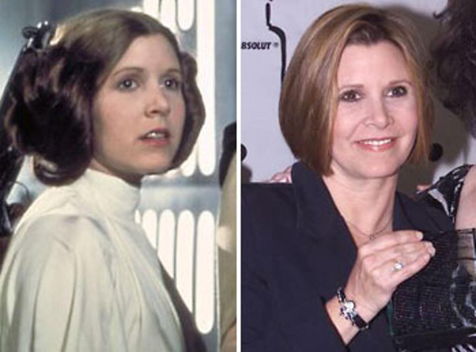 A young Carrie Fisher as Princess Leia was digitally recreated to creepy effect in Rogue One