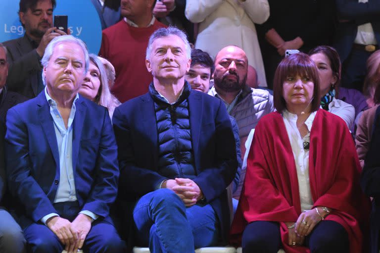 Pinedo, Macri y Bullrich