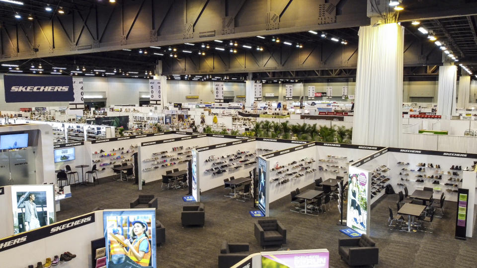 Inside the Atlanta Shoe Market at the Cobb Galleria Centre. - Credit: Courtesy of Atlanta Shoe Market/Robin Bish