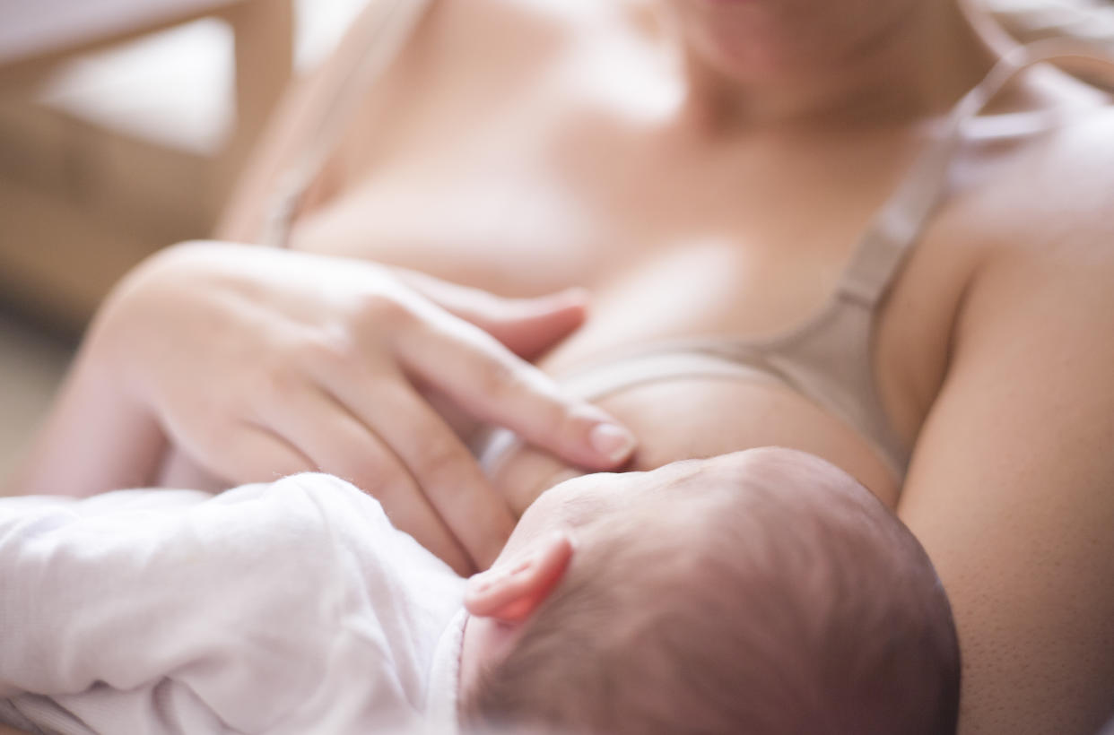 A grandma is furious after a state fair rejected her breastfeeding photograph entry for a contest (Credit: Getty Images)