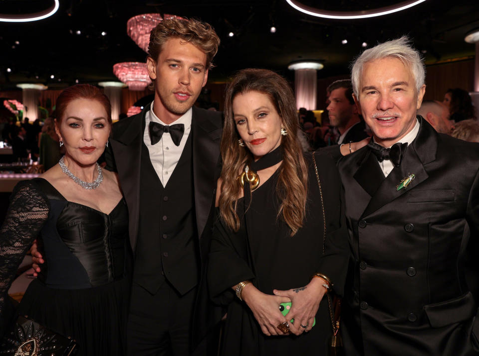 Lisa Marie Presley Attended 2023 Golden Globes to Support Austin Butler