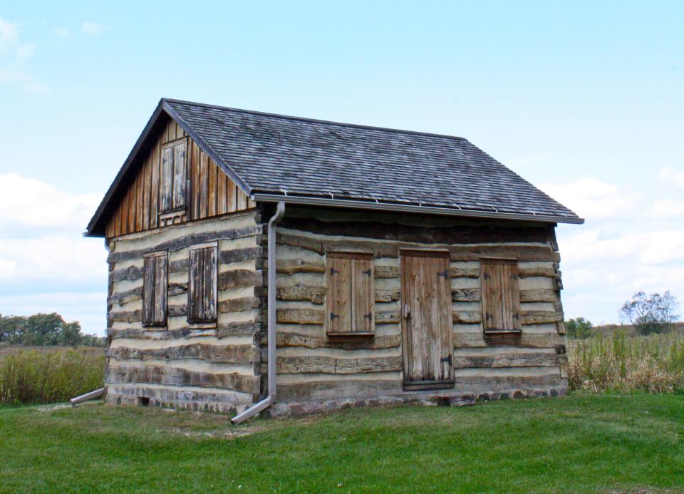 The Gotten Cabin in the Kettle Moraine State Forest-Southern Unit near Eagle was built by Prussian immigrant Henry Gotten in the 1850s.