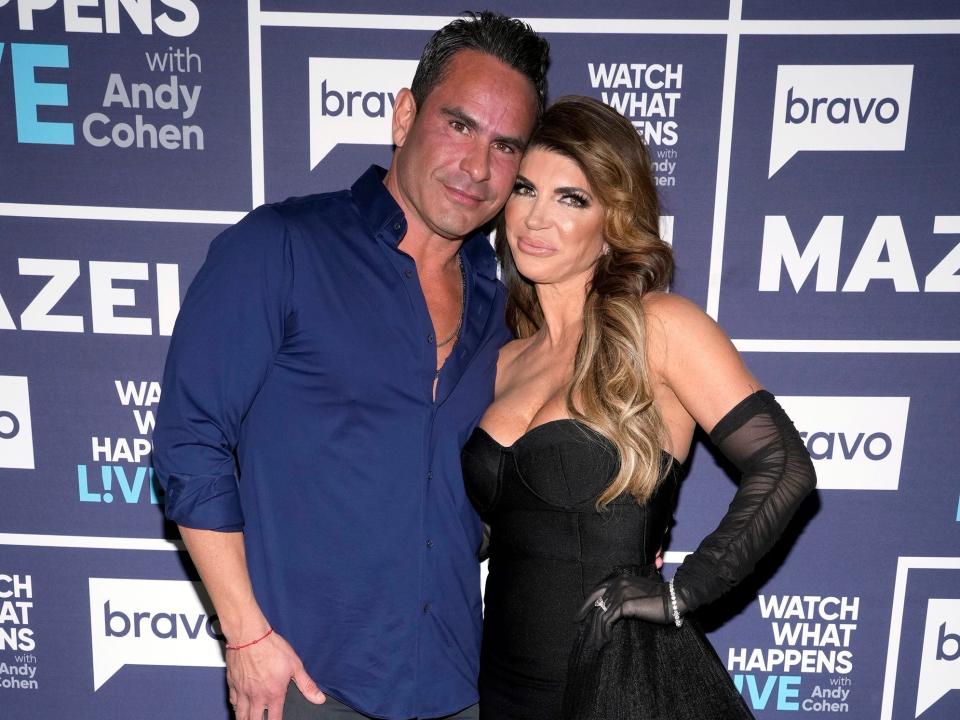 Luis Ruelas and Teresa Giudice on Watch What Happens Live With Andy Cohen