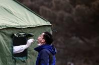 People getting nucleic acid test, in Beijing