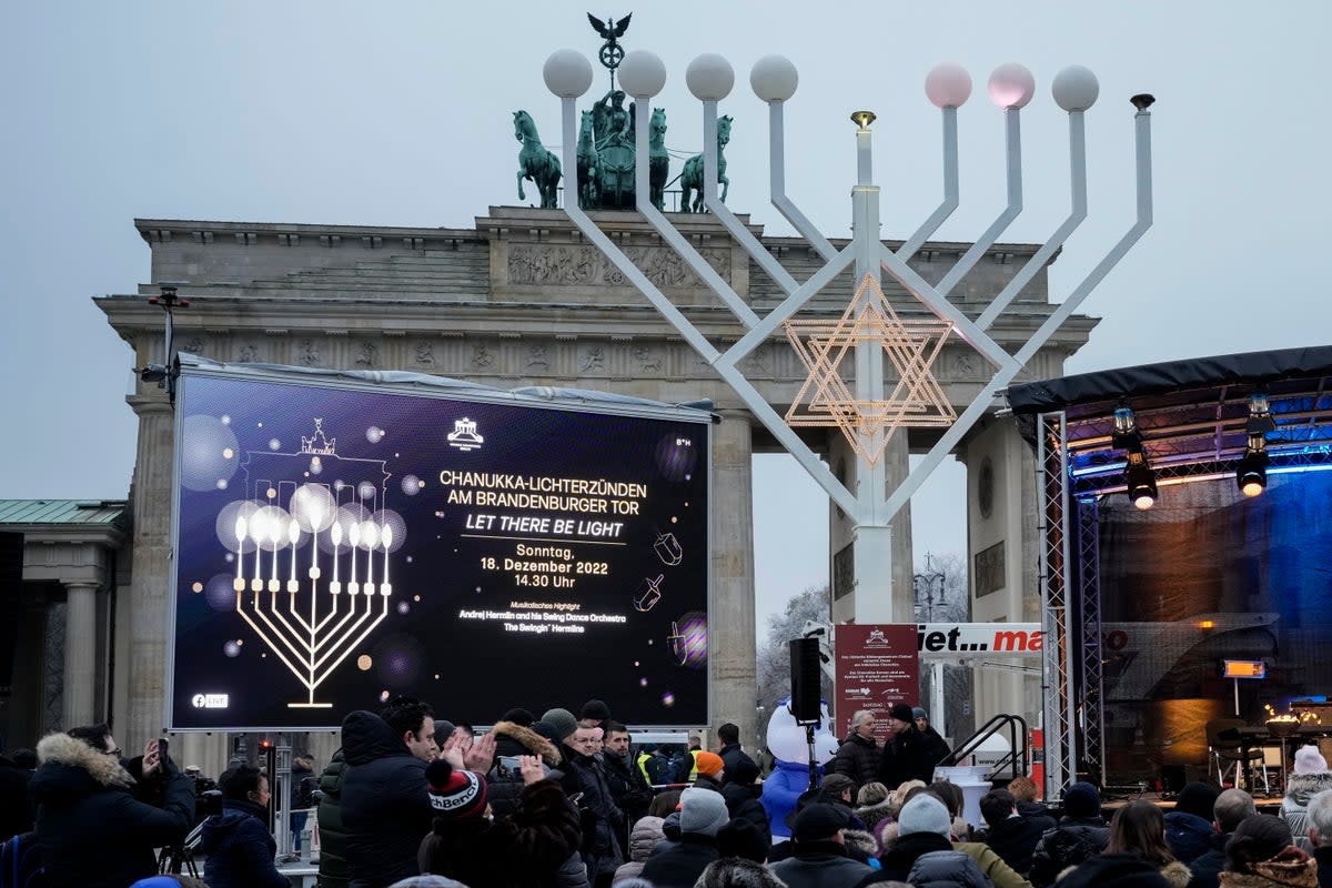 ALEMANIA-HOLOCAUSTO-HANUKKAH (AP)