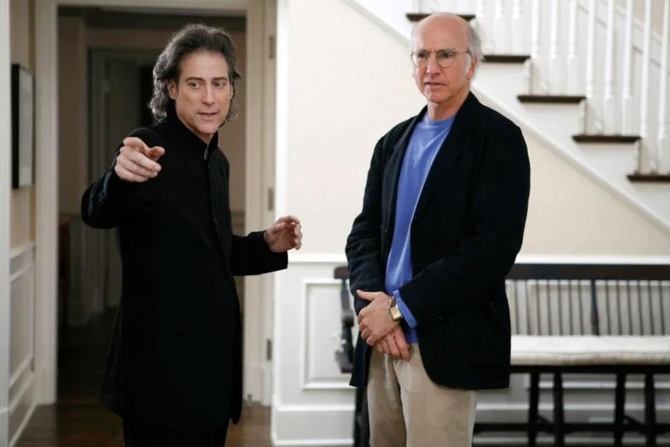 Richard Lewis played a fictionalized version of himself, along with Larry David, on “Curb Your Enthusiasm.” HBO