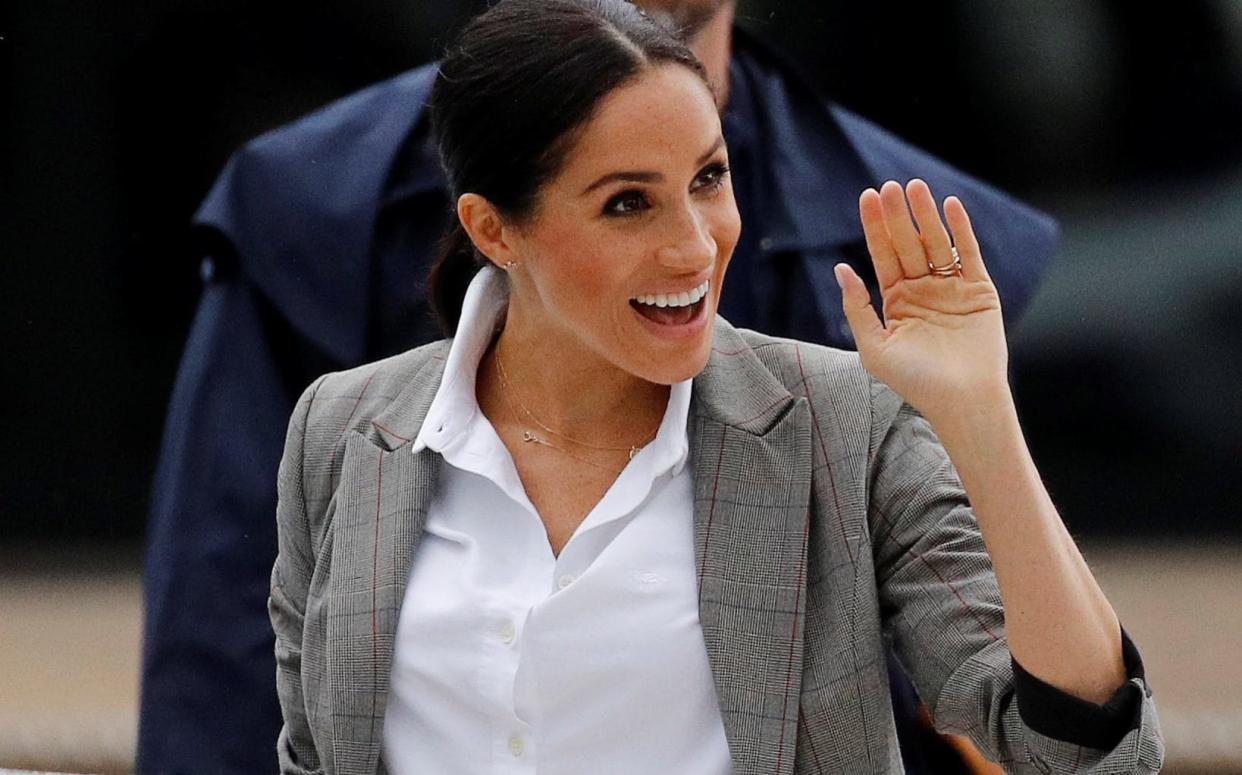 Meghan, Duchess of Sussex arrives for a community picnic at Victoria Park in Dubbo - REUTERS