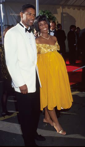 Laura Luongo/Liaison Denzel Washington and Pauletta Washington on March 25, 1991