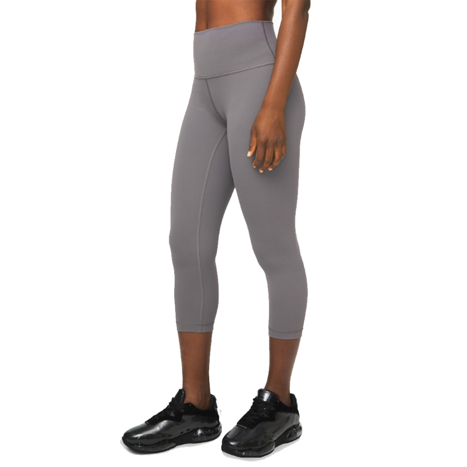 <p><strong>Why? </strong>Another hero buy from Lululemon - cool, sweat-wicking cropped leggings that are perfect for maternity wear this summer. Thanks to the minimal seaming and the wide waistband on these, you're guaranteed an ultra-comfy fit worth every penny.</p><p><strong>How much? </strong>£68</p><p><a class="link " href="https://go.redirectingat.com?id=127X1599956&url=https%3A%2F%2Fwww.lululemon.co.uk%2Fen-gb%2Fp%2Fwunder-under-crop-%2528high-rise%2529-full-on-luxtreme-21%2522%2Fprod2080037.html&sref=https%3A%2F%2Fwww.womenshealthmag.com%2Fuk%2Fgym-wear%2Fg25007979%2Fmaternity-gym-leggings%2F" rel="nofollow noopener" target="_blank" data-ylk="slk:SHOP NOW;elm:context_link;itc:0;sec:content-canvas">SHOP NOW</a></p>