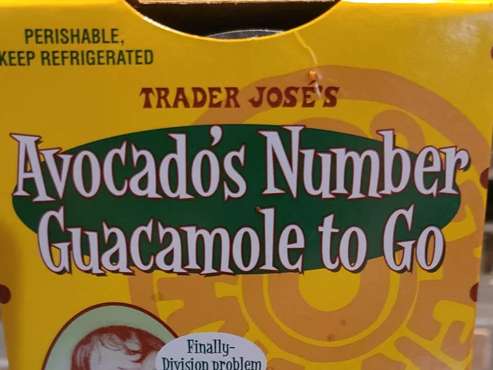 box of to-go guacamole from trader joes