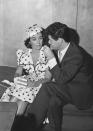 <p>The starlet dons a white dress with black polka dots at London's Festival Hall. The couple was attending a concert by Texan pianist and close friend of Fisher's, Van Cliburn. And, yes, they were still honeymooning.</p>