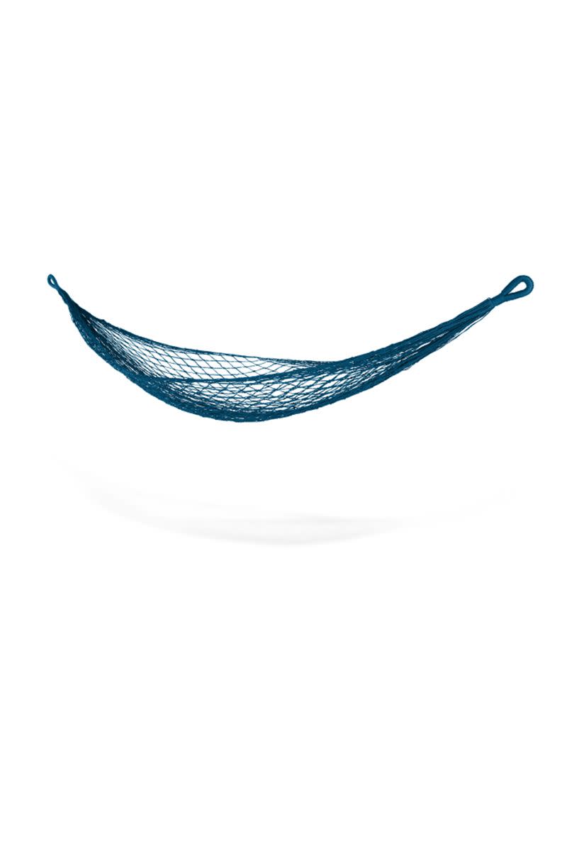 Rika Small Woven Hammock, Teal