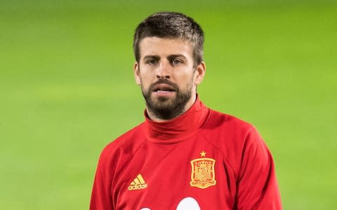 Gerard Pique - Credit: AP 