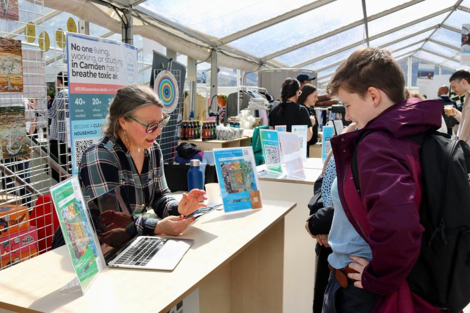 Earthfest attendees (Tanya Vora)