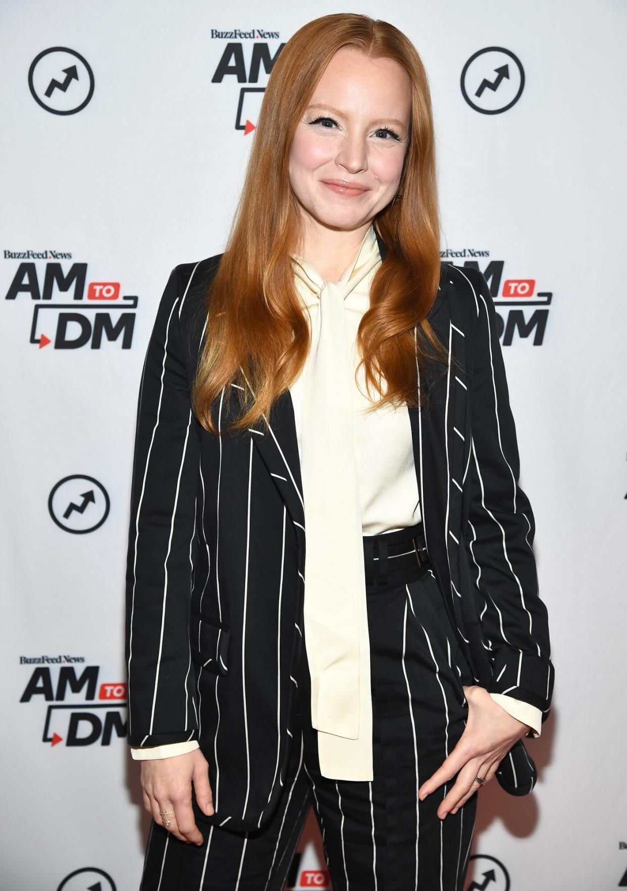 Lauren Ambrose attends BuzzFeed's "AM To DM"on November 26, 2019 in New York City.