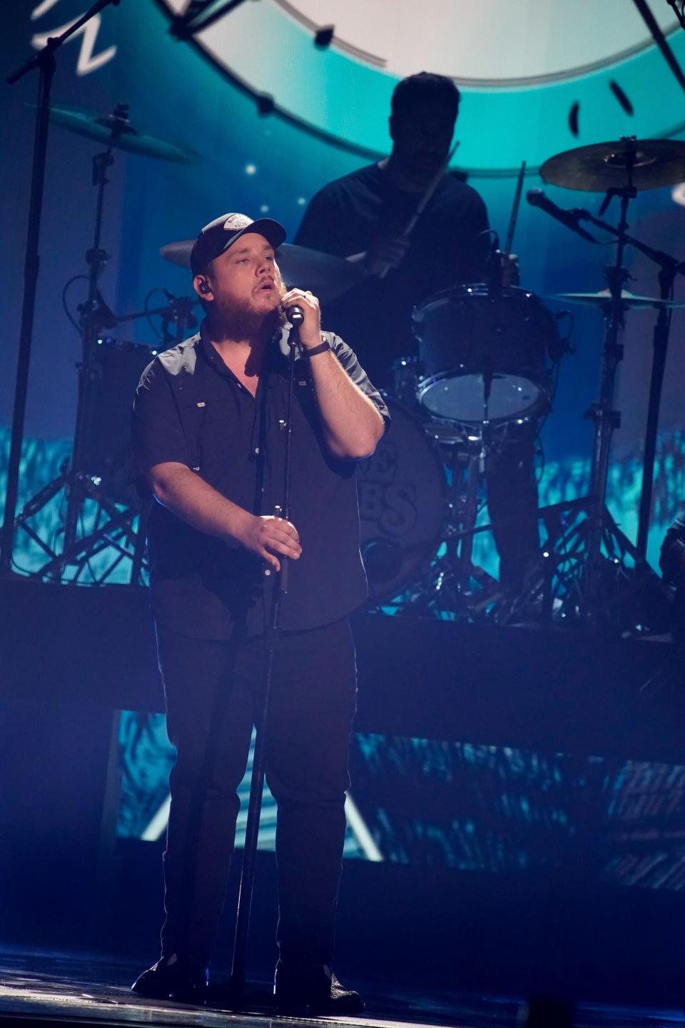 Luke Combs performs during the 58th ACM Awards at the Ford Center at the Star in Frisco Texas, on Thursday, May 11, 2023.