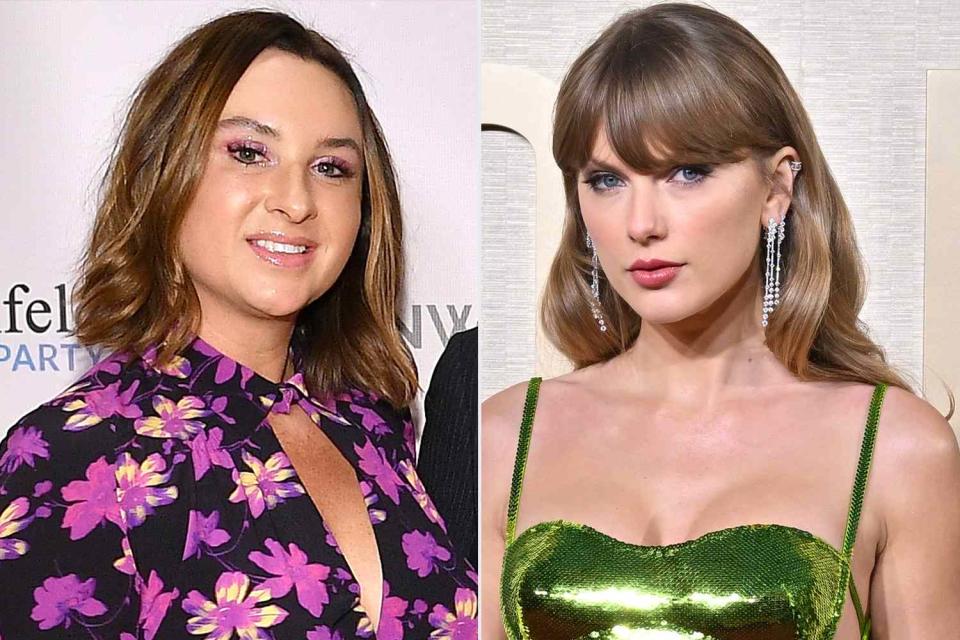 <p>Dia Dipasupil/Getty; Axelle/Bauer-Griffin/FilmMagic</p> Maya Thompson; Taylor Swift