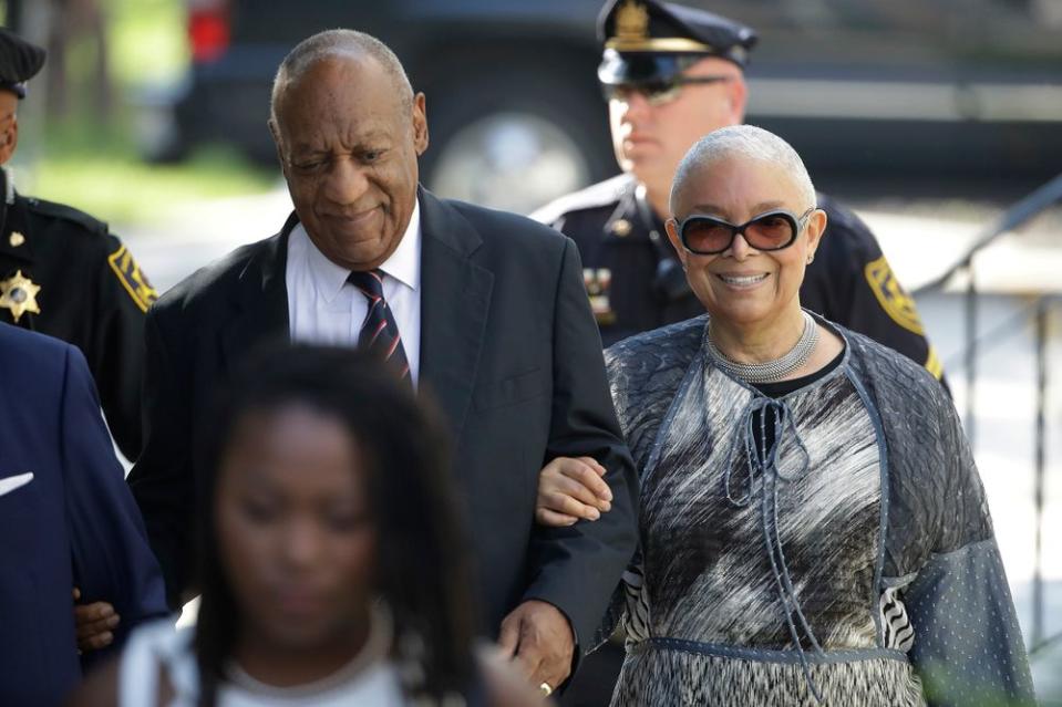 Bill Cosby, at left, with wife Camille