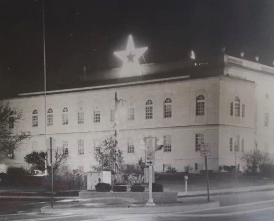 A star that once adorned the Lawrence County Courthouse in the 1970s.