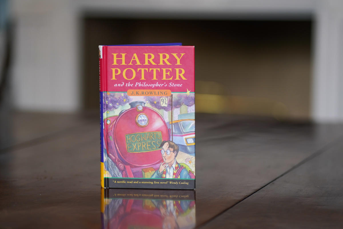 A rare first edition Harry Potter book with two typos just sold