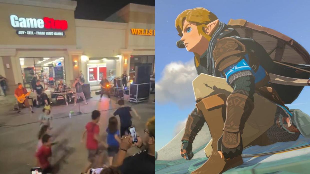  A death metal band playing the launch of the new Zelda game in Texas 