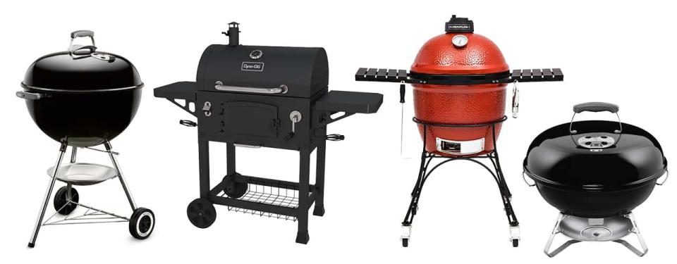 Weber, DynaGlo, Kamado Joe grills