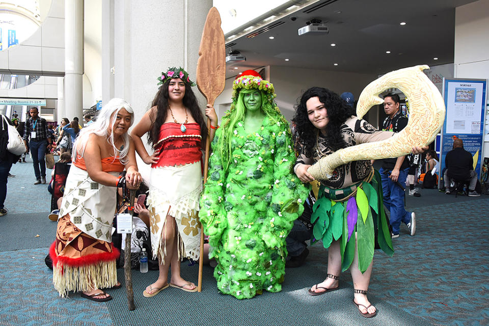 Tala, Moana, Te Fiti, and Maui