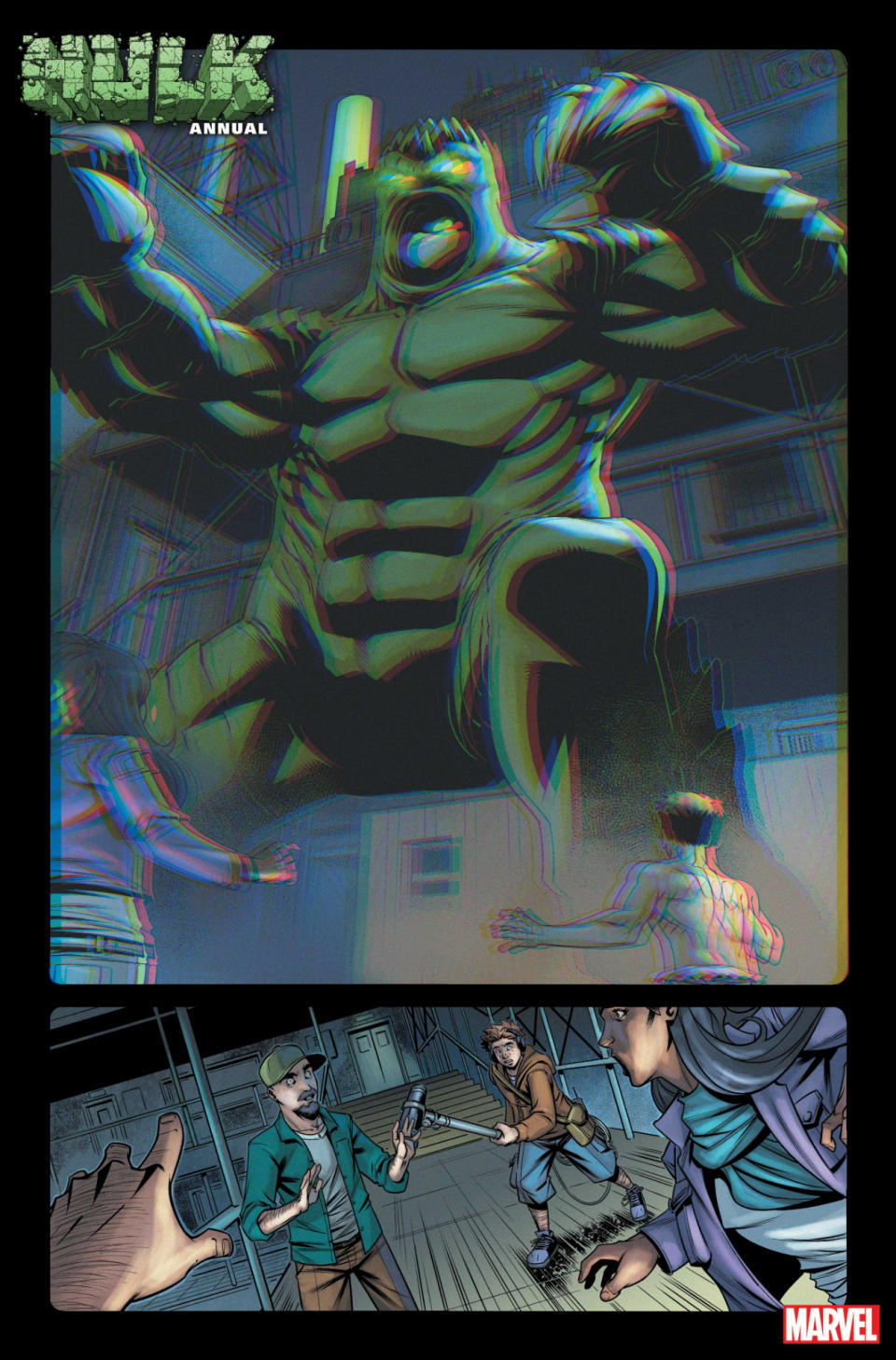 Hulk Annual #1 interior art