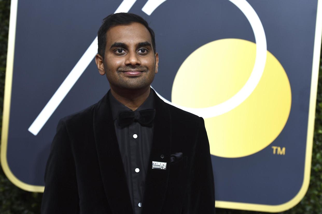 Aziz Ansari: has been accused of sexual misconduct by a woman he dated in 2017: Jordan Strauss/Invision/AP