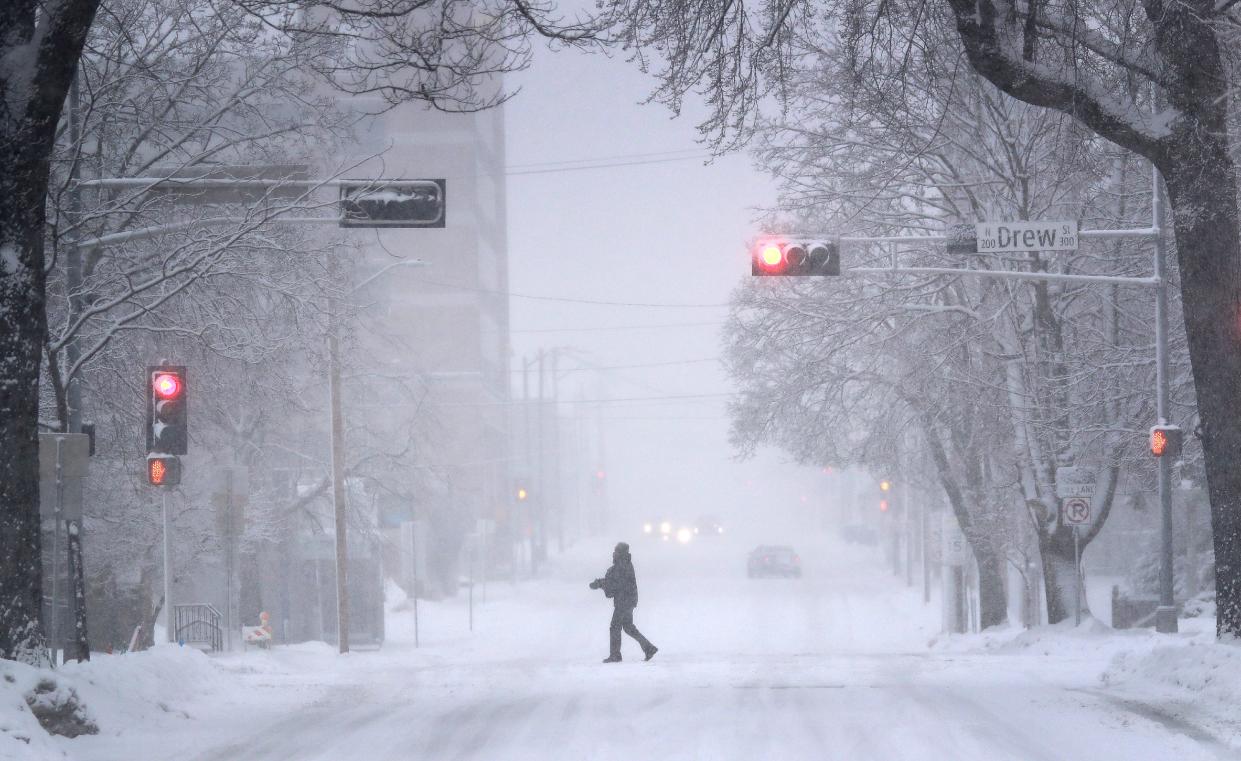 A storm reaches the Fox Valley late Monday and throughout the day Tuesday.