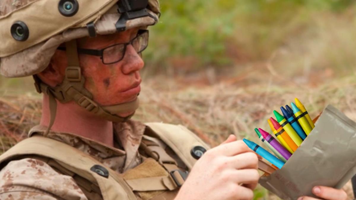 8 crayon flavors Marines would actually enjoy eating