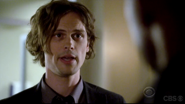 Reid tries to reason with Morgan in season 11, episode 18 of Criminal Minds.