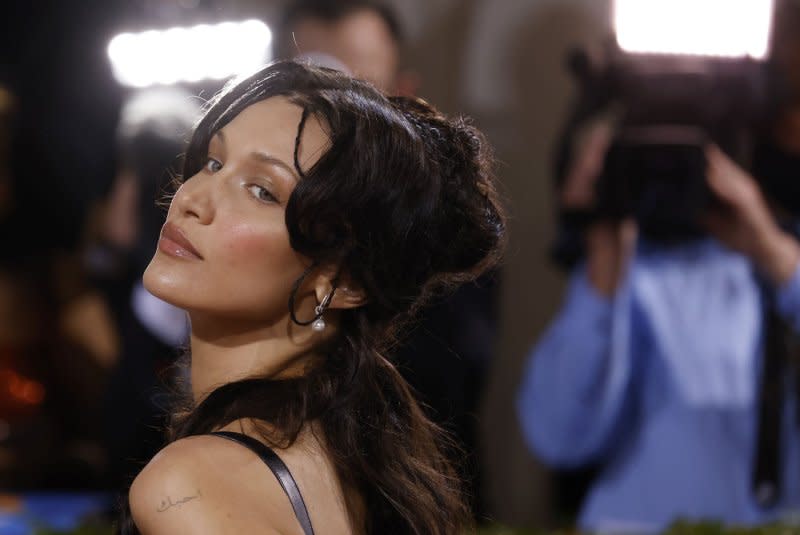 Bella Hadid arrives on the red carpet for The Met Gala at The Metropolitan Museum of Art celebrating the Costume Institute opening of "In America: An Anthology of Fashion" in New York City on Monday, May 2, 2022. File Photo by John Angelillo/UPI