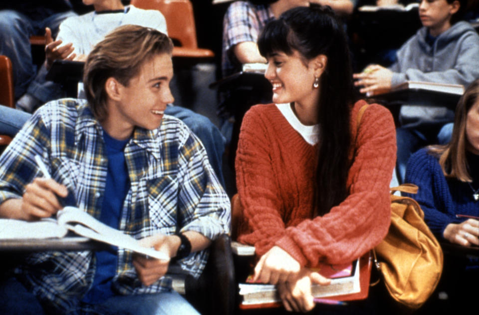 Jonathan Brandis and Danica McKellar co-star in the movie 