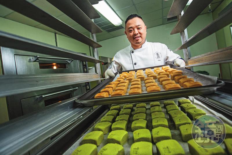 高吉良原是烘焙界的門外漢，因韓國籍的太太愛吃鳳梨酥而創業。