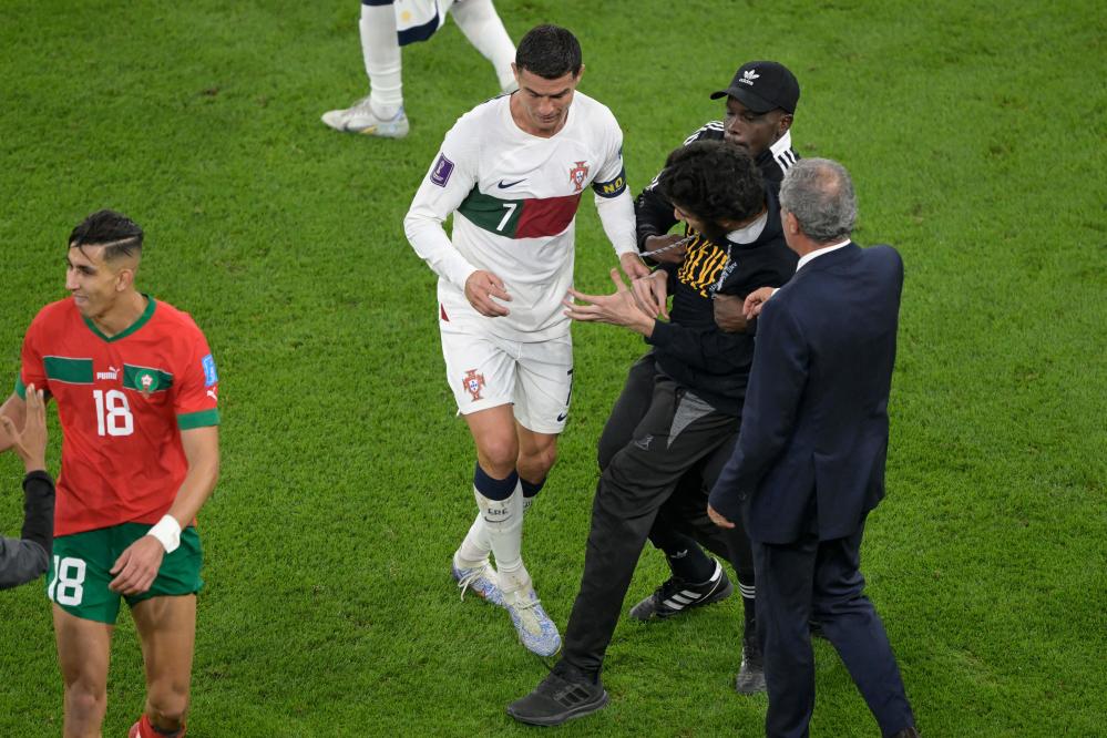 Cristiano Ronaldo exits in tears after Portugal's World Cup exit