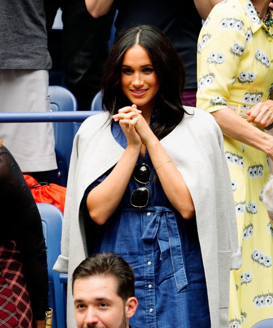 All About Meghan Markle's Sentimental Jewelry Choice at U.S. Open Women's Finals Match