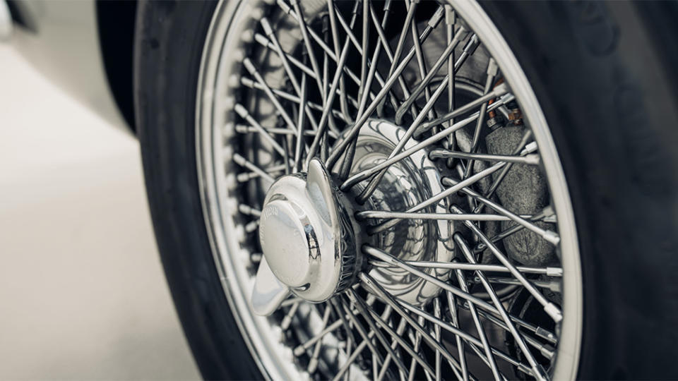 The rims on Sean Connery's 1964 Aston Martin DB5