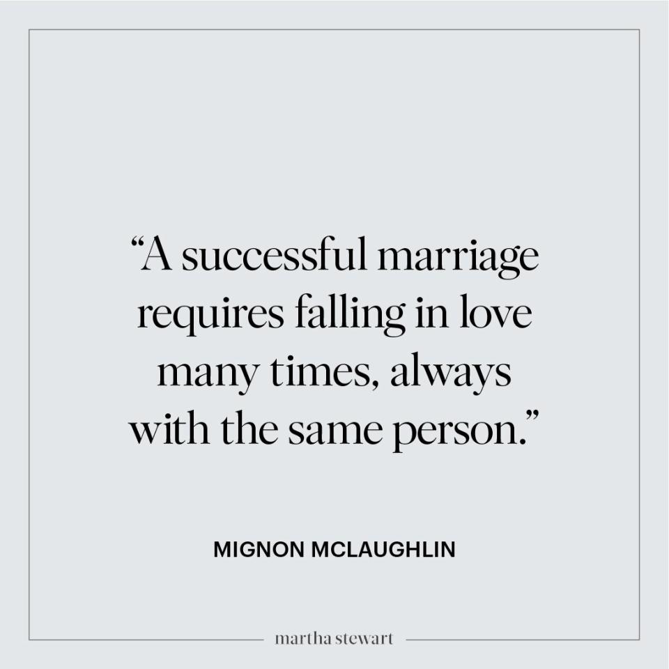 anniversary quote by Mignon McLaughlin