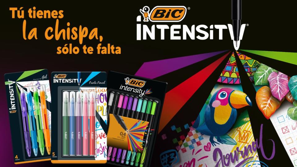 Explora tu creatividad con BIC Intensity