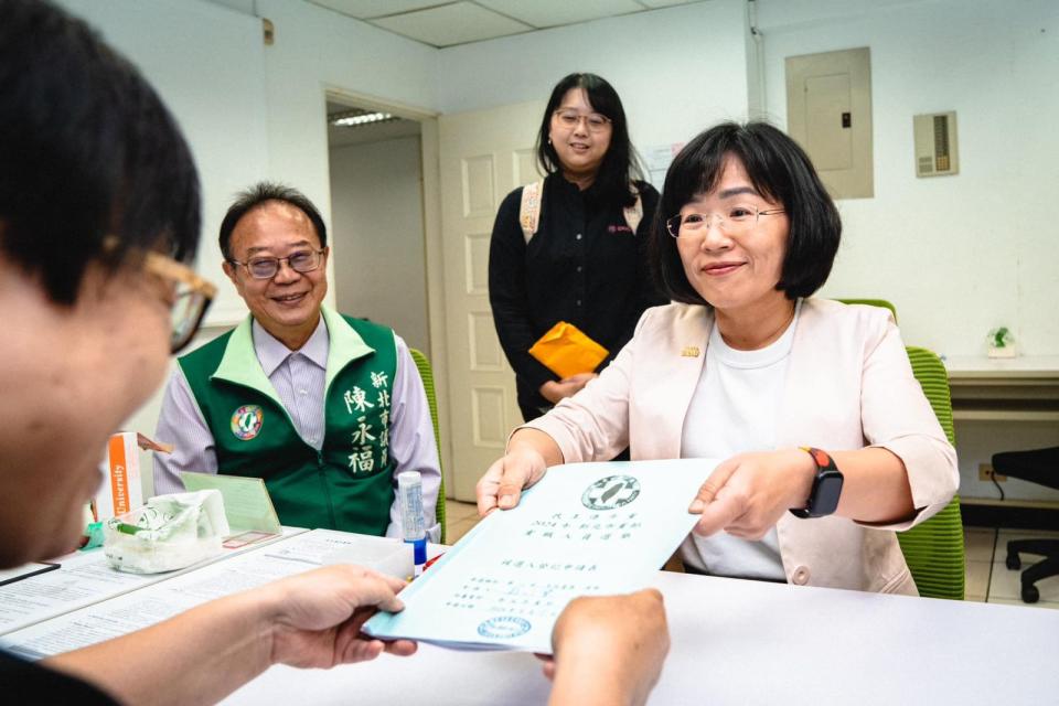 蘇巧慧今登記新北市黨部主委。翻攝蘇巧慧臉書