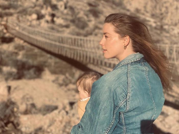 Amber Heard en el desierto de California tras el juicio