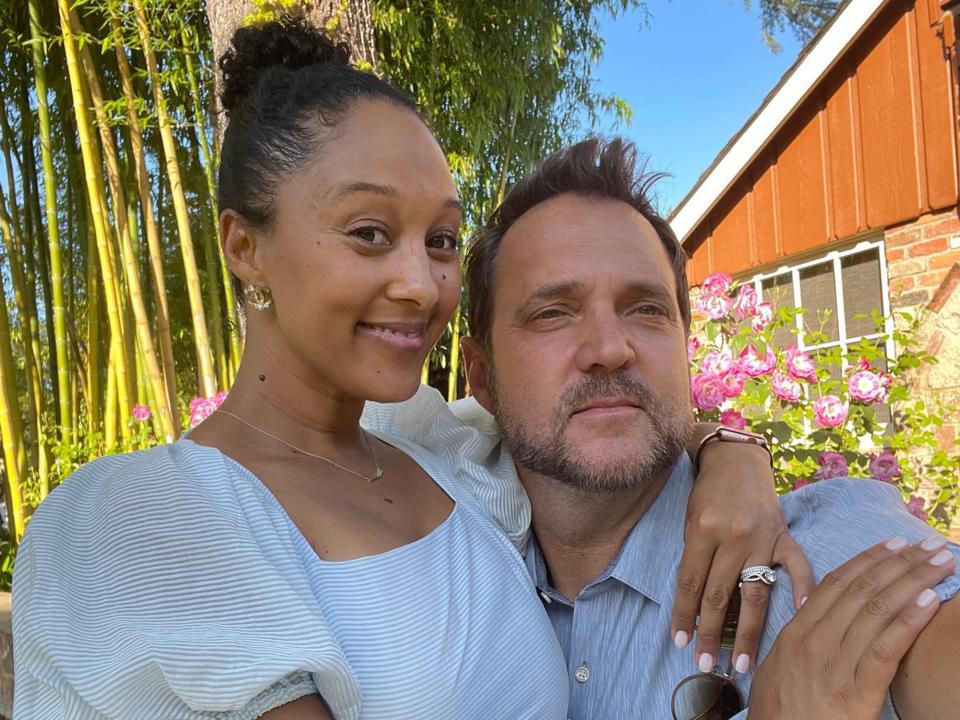 Adam Housley and Tamera Mowry