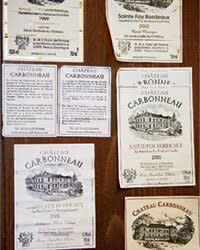 Bordeaux Wine Labels